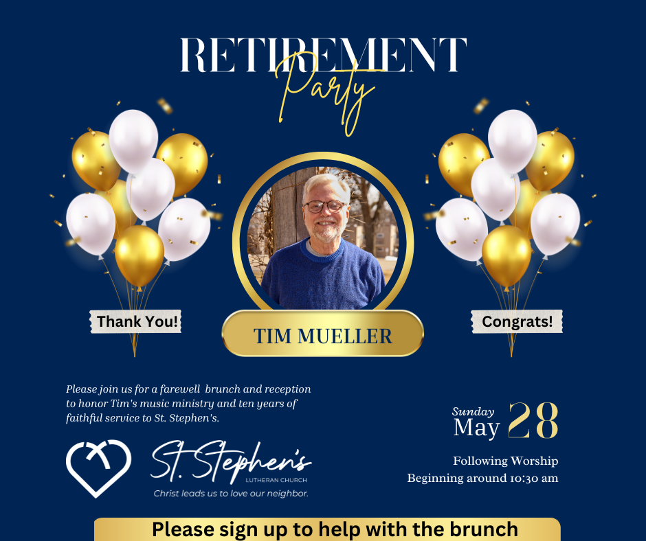 Featured image for Tim’s Retirement Party & Brunch