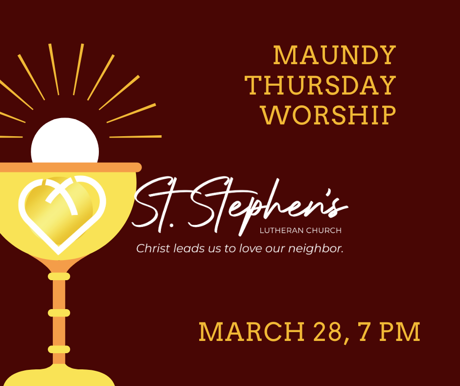 Featured image for Maundy Thursday Worship